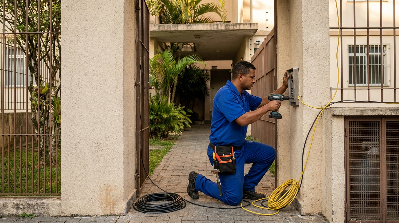 Instalacao de interfone profissional em Guarulhos‑SP